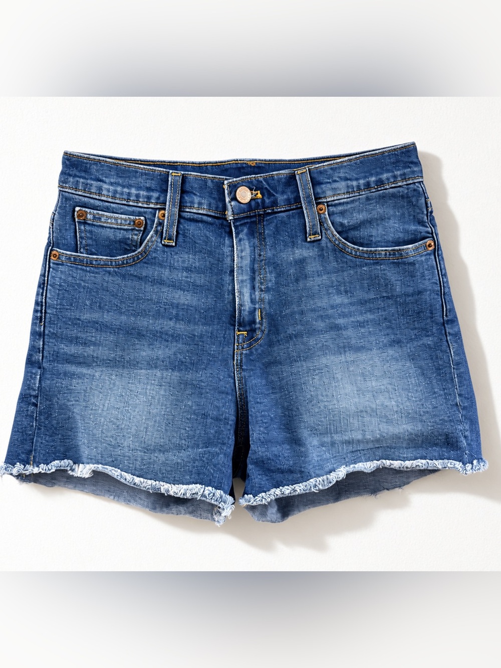J.Crew Mercantile Distressed Cutoff Denim Shorts Medium Wash - Size 26